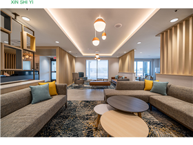 TownePlace Suites Hotel Lobby Set